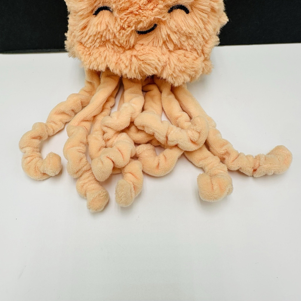 Slumberkins Mini Jellyfish Super Soft Stuffed Animal Plush Peach Octopus 8" - Picture 3 of 7